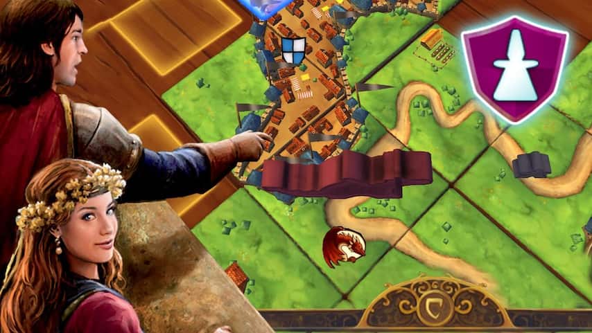 carcassonne - the princess & the dragon vertical card thumbnail