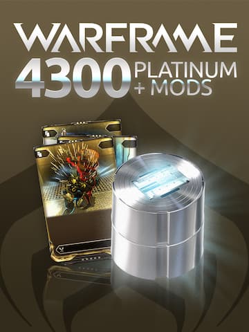 Warframe: 4300 Platinum + Triple Rare Mod