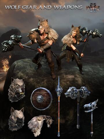 RUNE II: Decapitation Edition - Wolf Gear Set