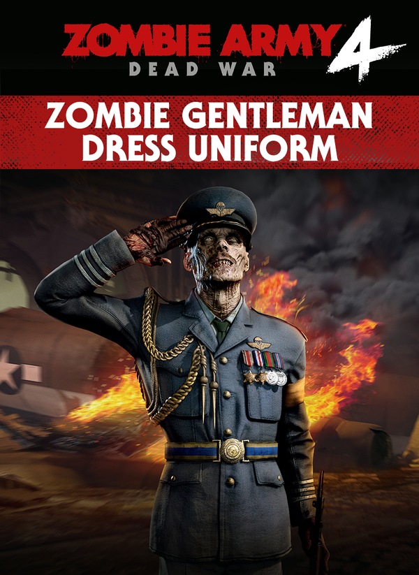 Zombie Gentleman Dress Uniform Character