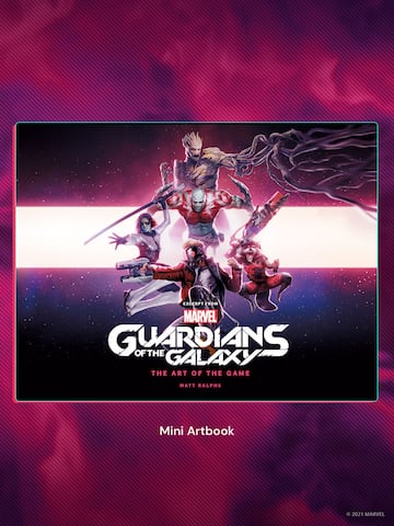 Marvel's Guardians of the Galaxy: The Art of the Game Mini Artbook