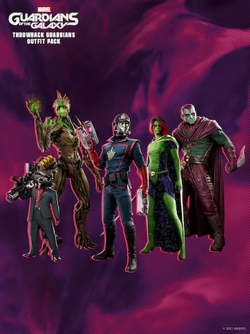 Marvel's Guardians of the Galaxy: Throwback Guardians Outfit Pack