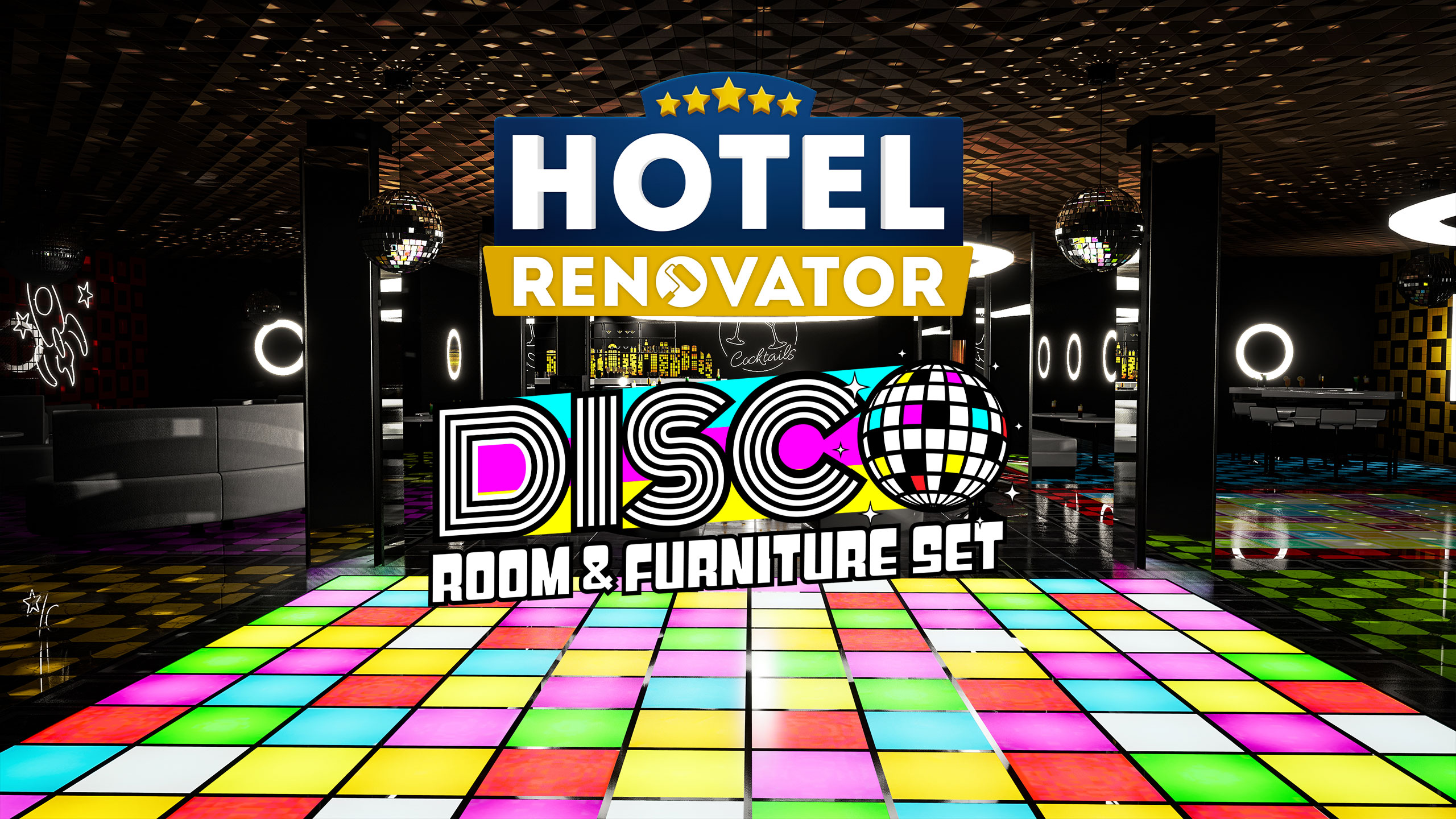 Hotel Renovator - Disco Room & Furniture Set