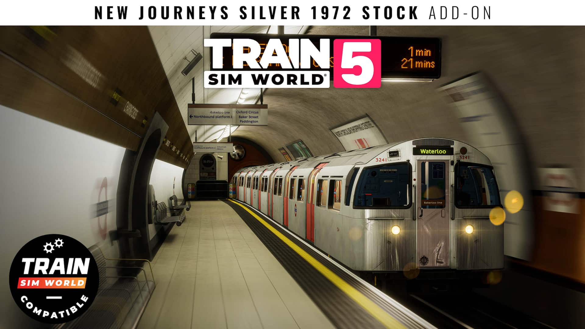 Train Sim World® 5: New Journeys - Silver 1972 Stock