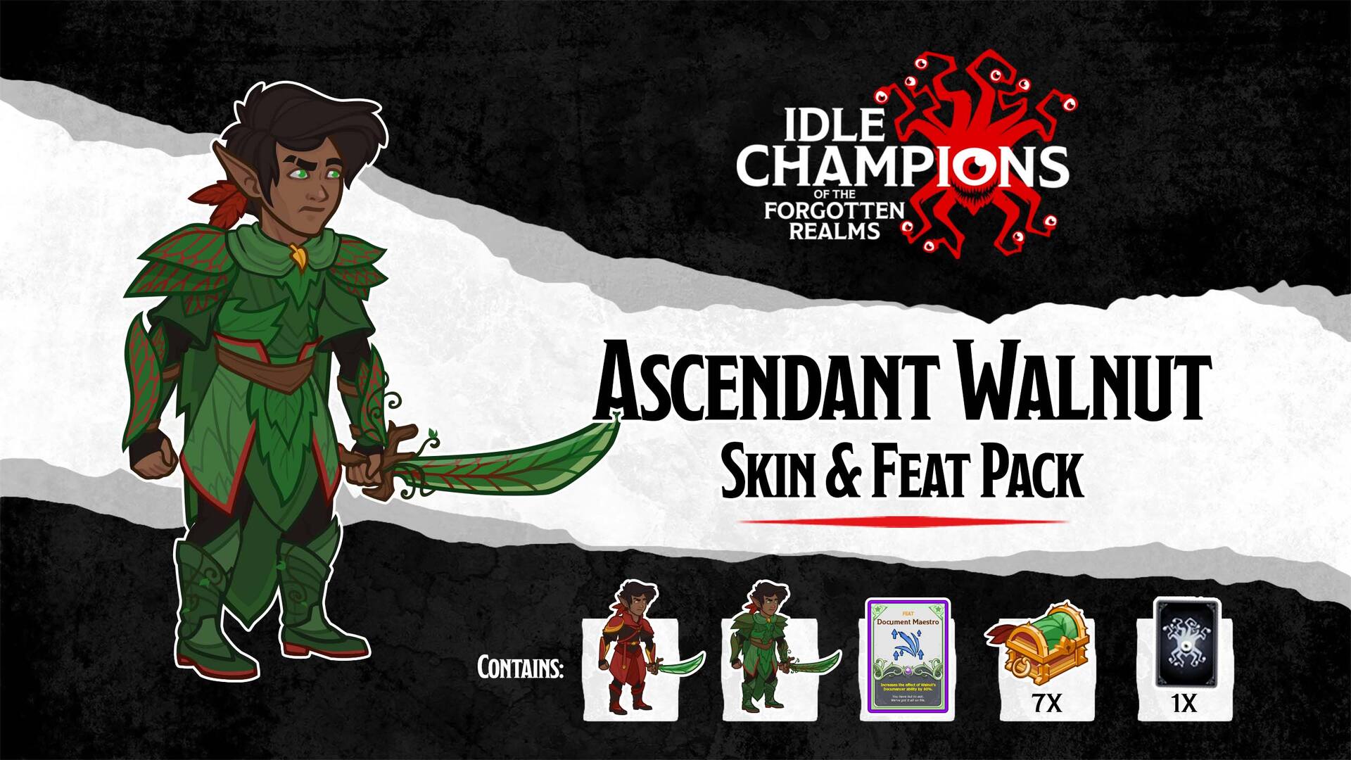 Ascendant Walnut Skin & Feat Pack
