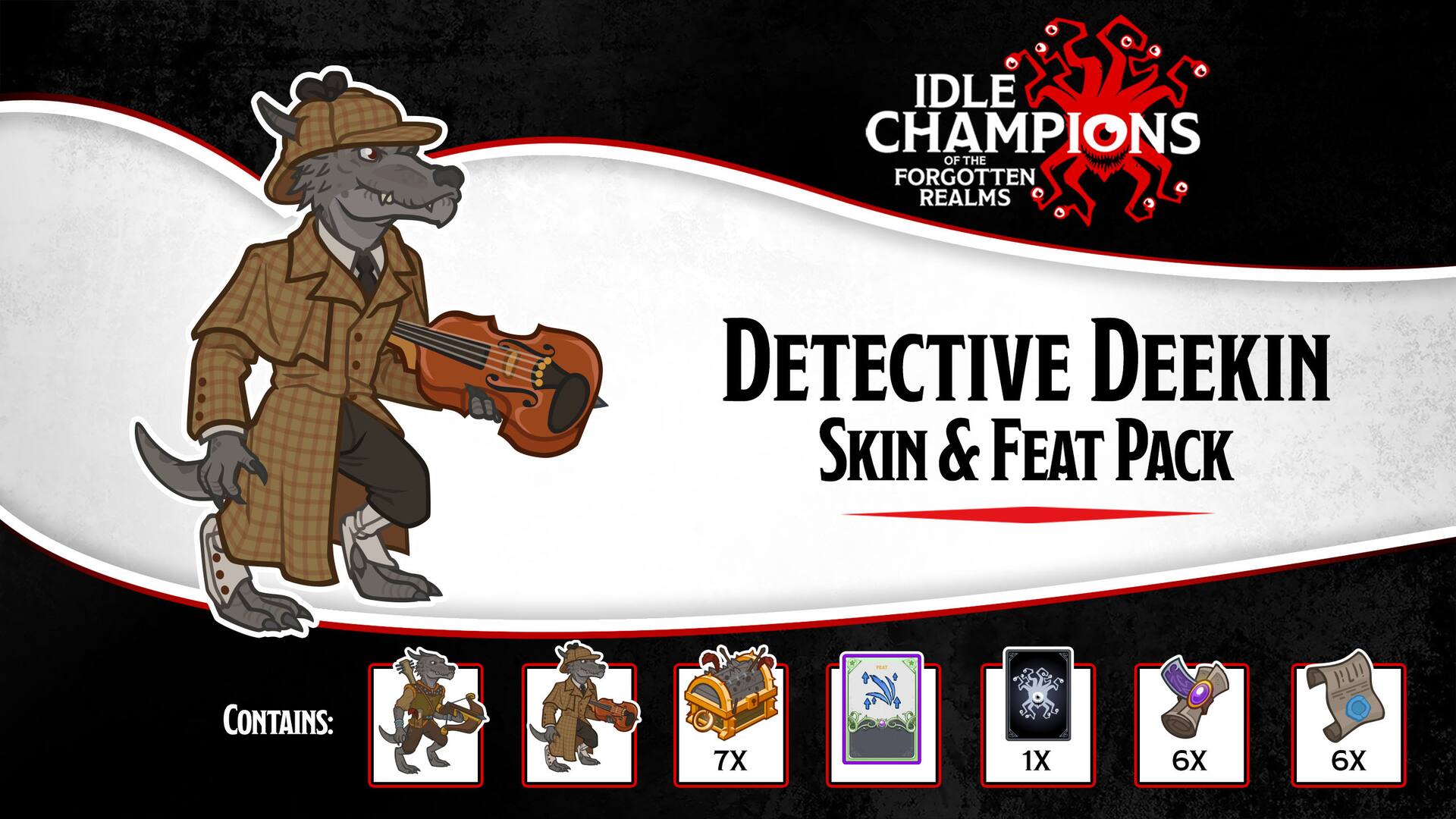 Detective Deekin Skin & Feat Pack