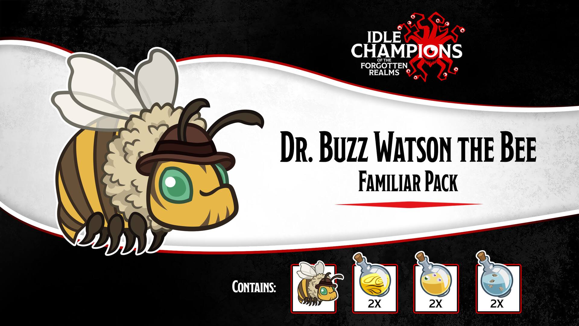Dr. Buzz Watson the Bee Familiar Pack