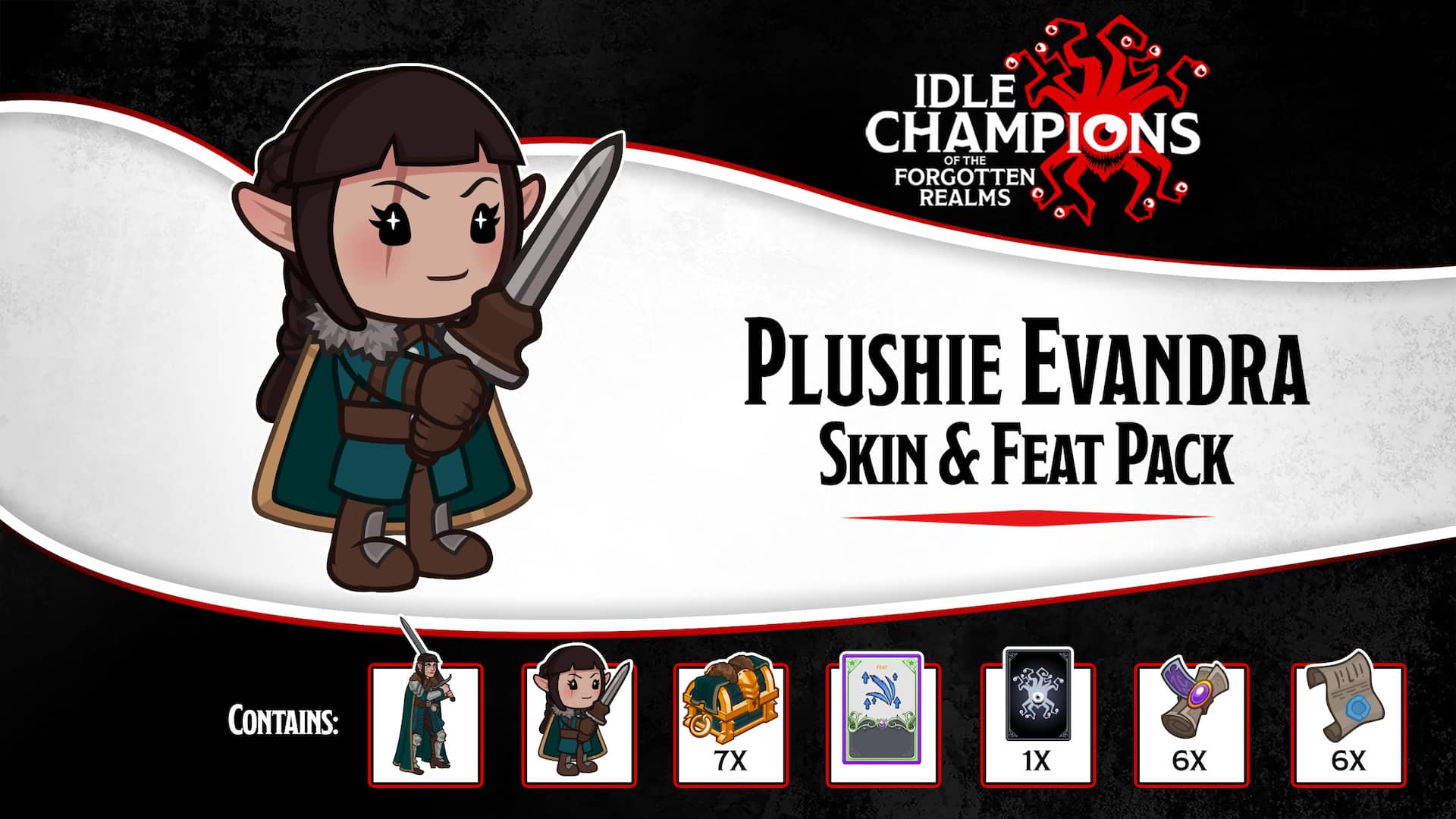 Plushie Evandra Skin & Feat Pack