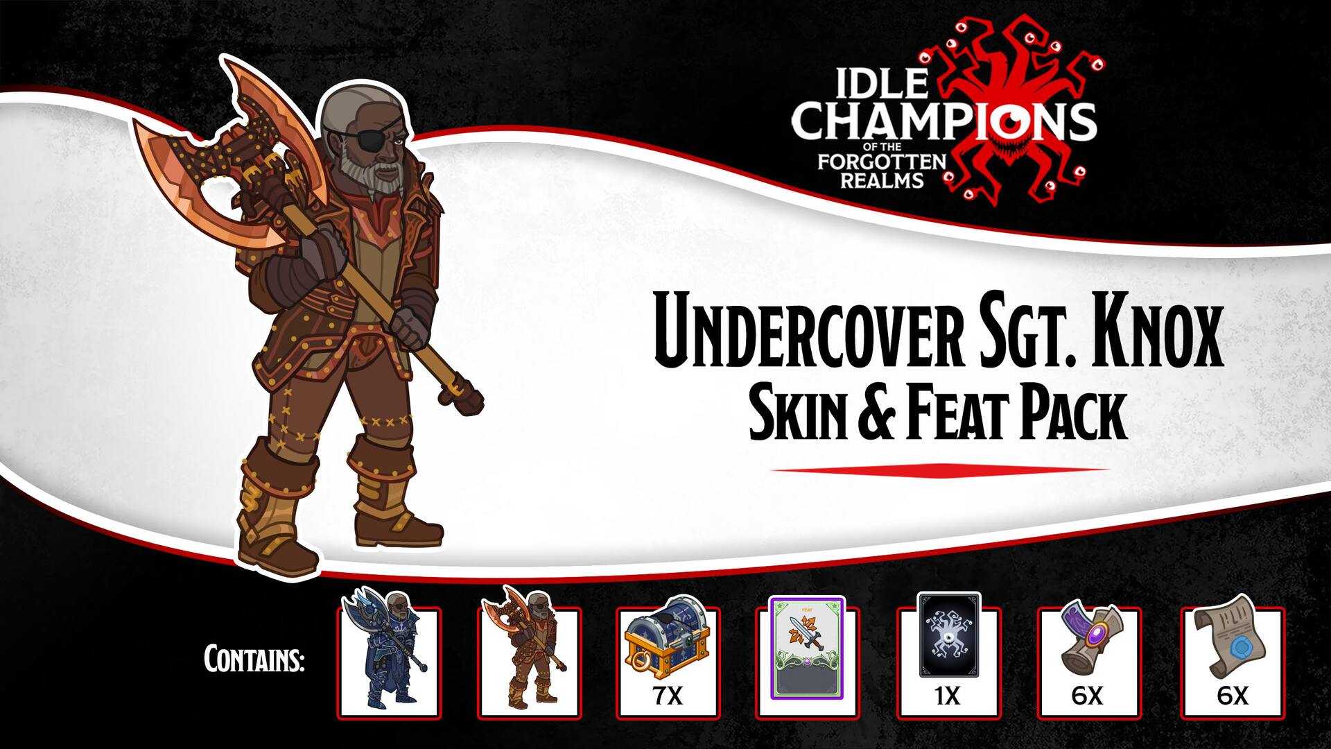 Undercover Sgt. Knox Skin & Feat Pack
