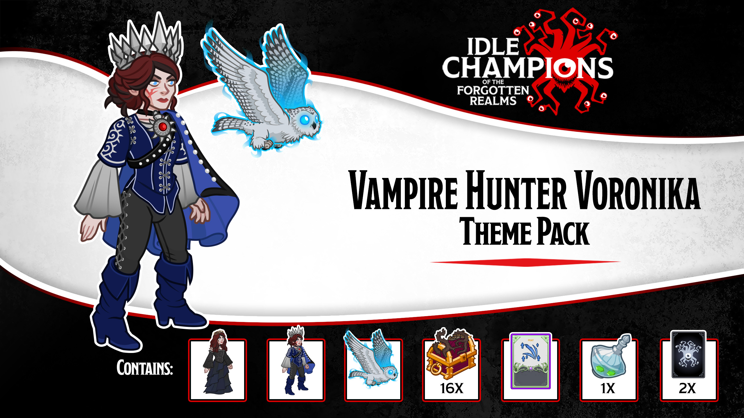 Vampire Hunter Voronika Theme Pack