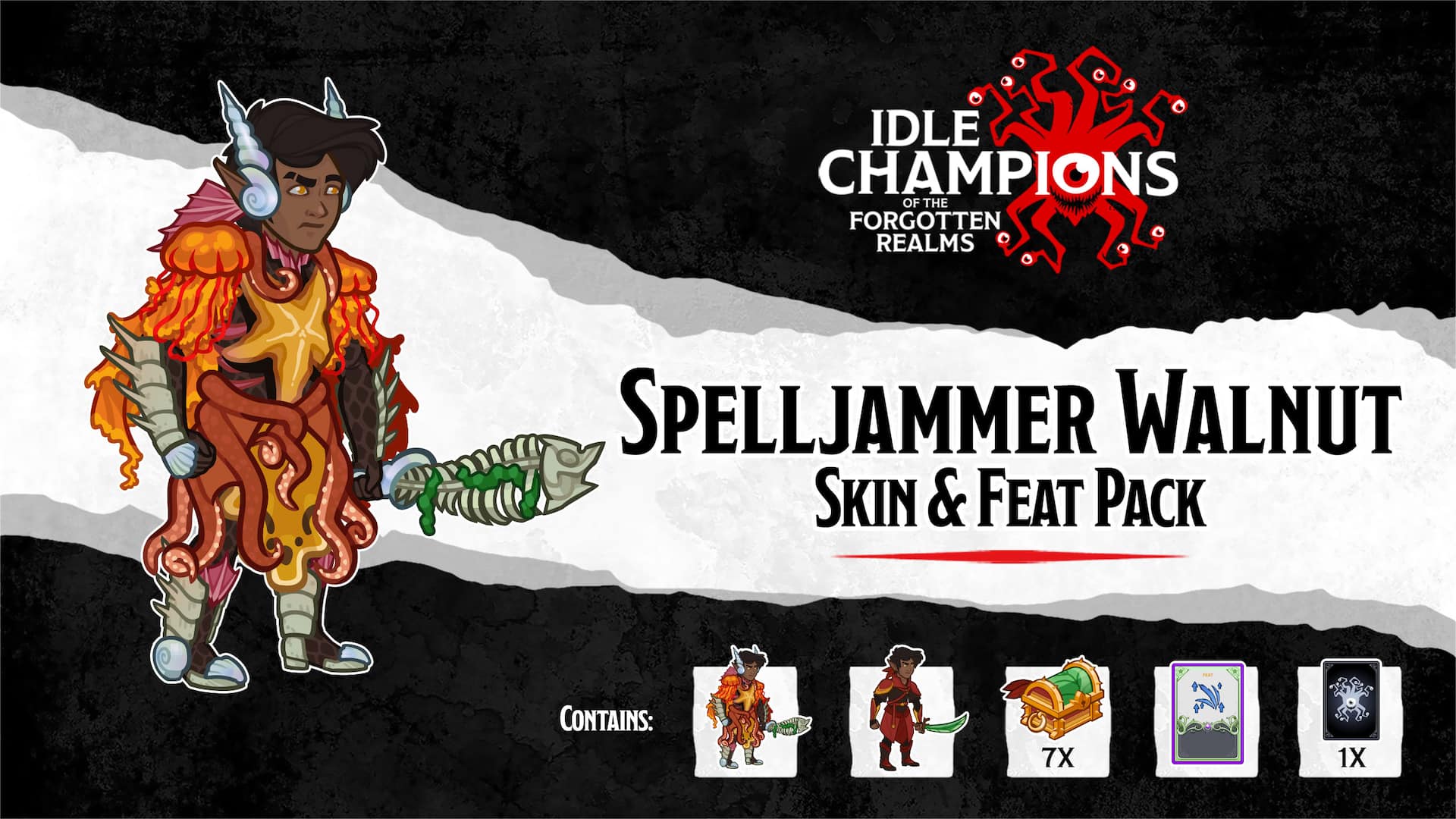 Spelljammer Walnut Skin & Feat Pack