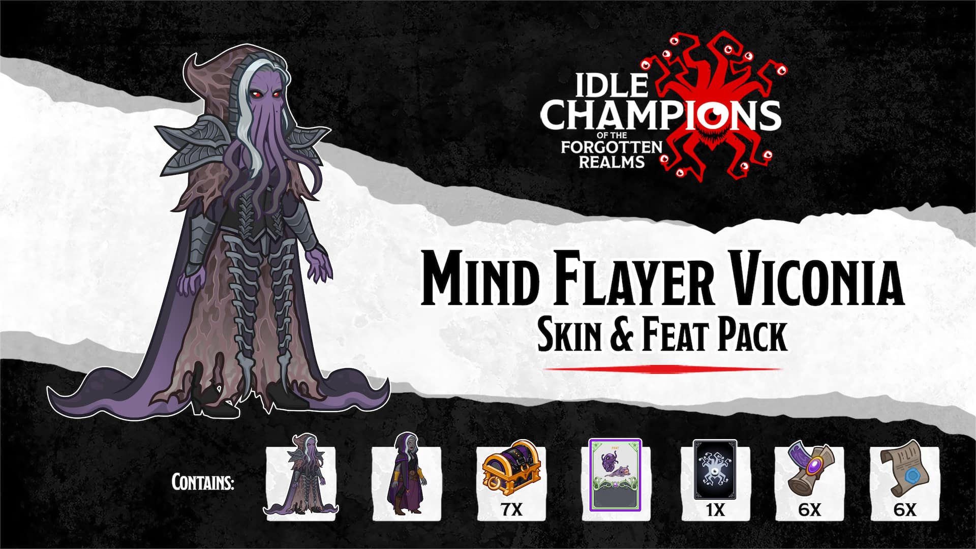 Mind Flayer Viconia Skin & Feat Pack