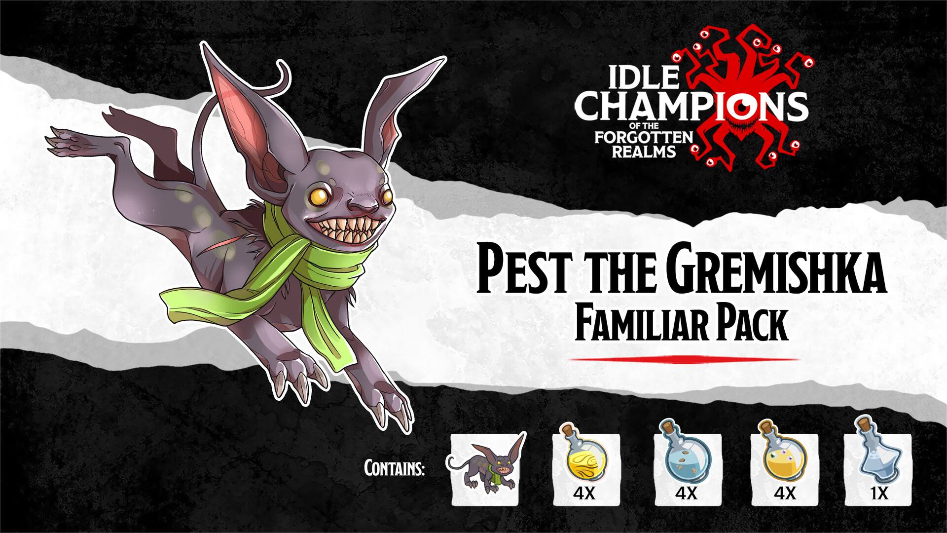 Pest the Gremishka Familiar Pack