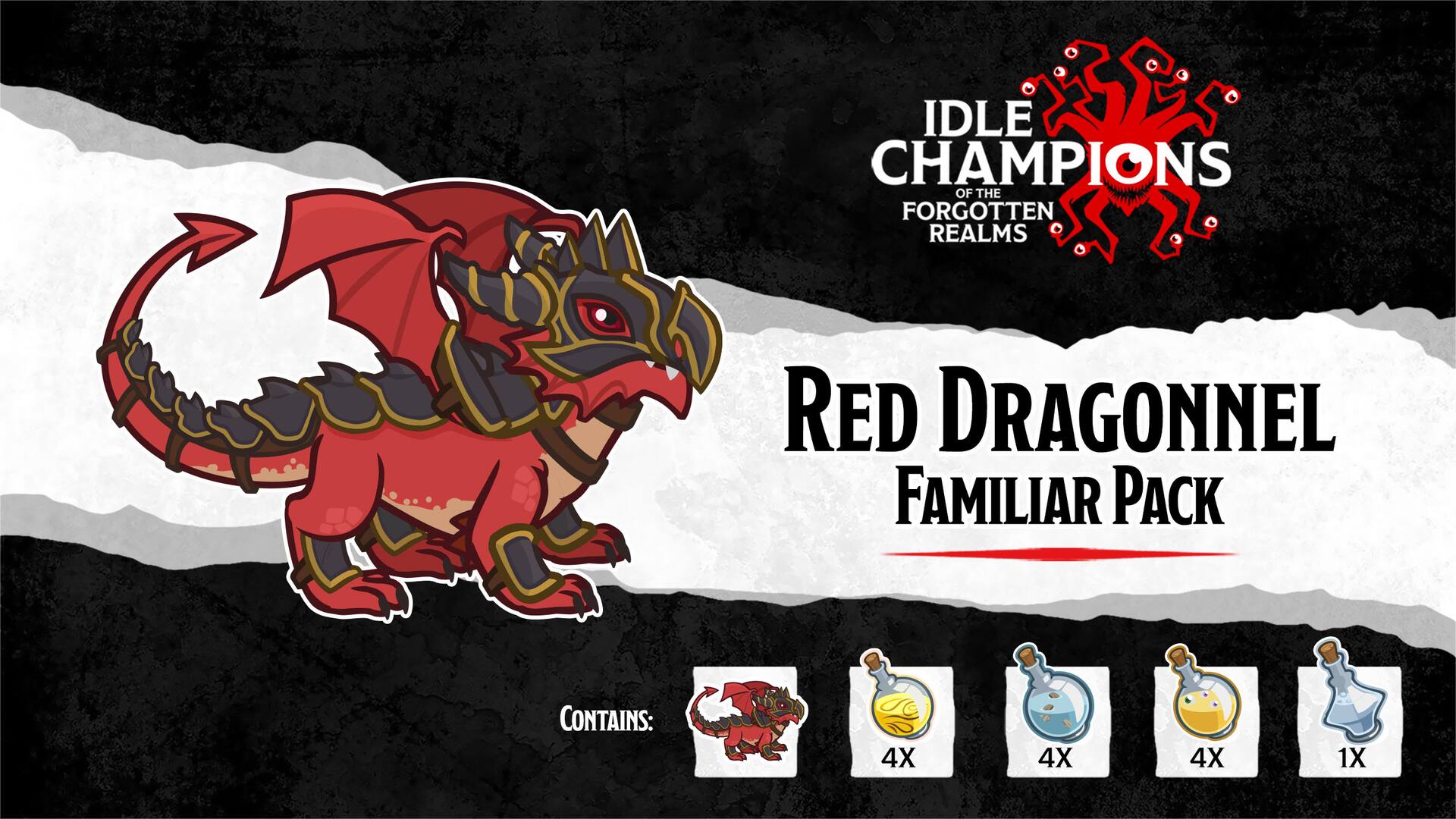 Red Dragonnel Familiar Pack
