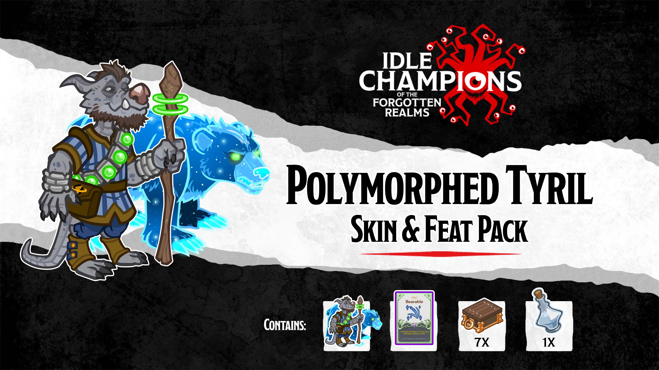 Polymorphed Tyril Skin & Feat Pack