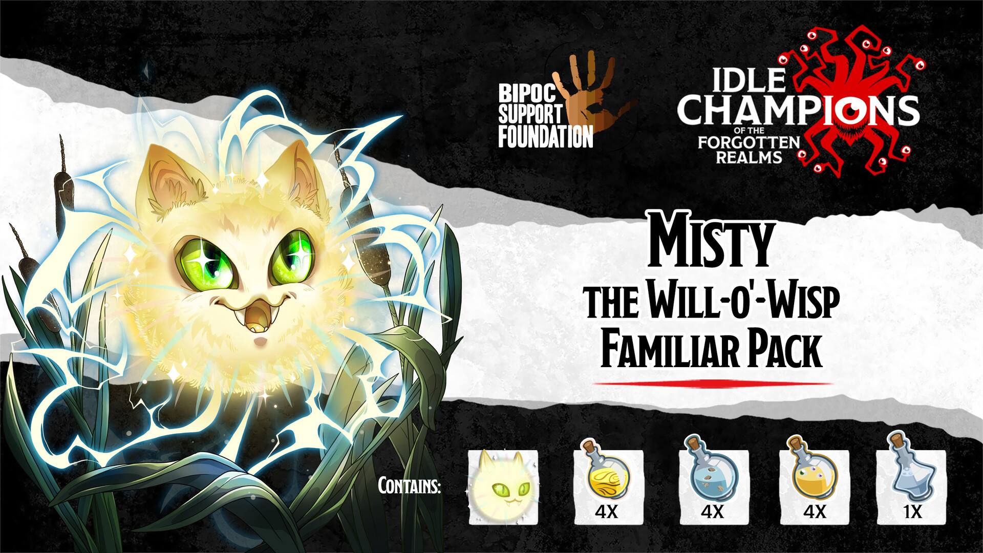 Misty the Will-o'-Wisp Familiar Pack