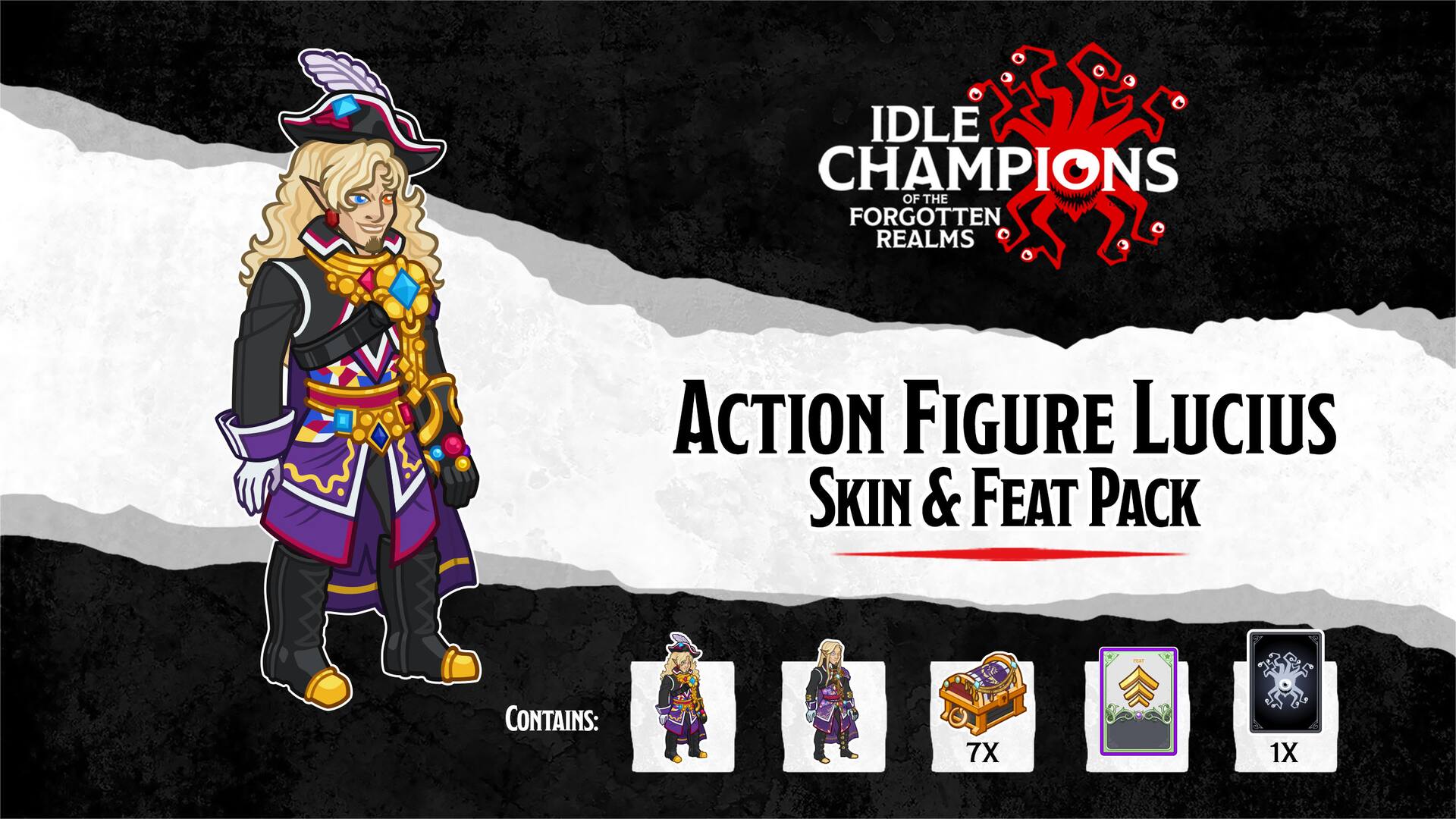 Action Figure Lucius Skin & Feat Pack