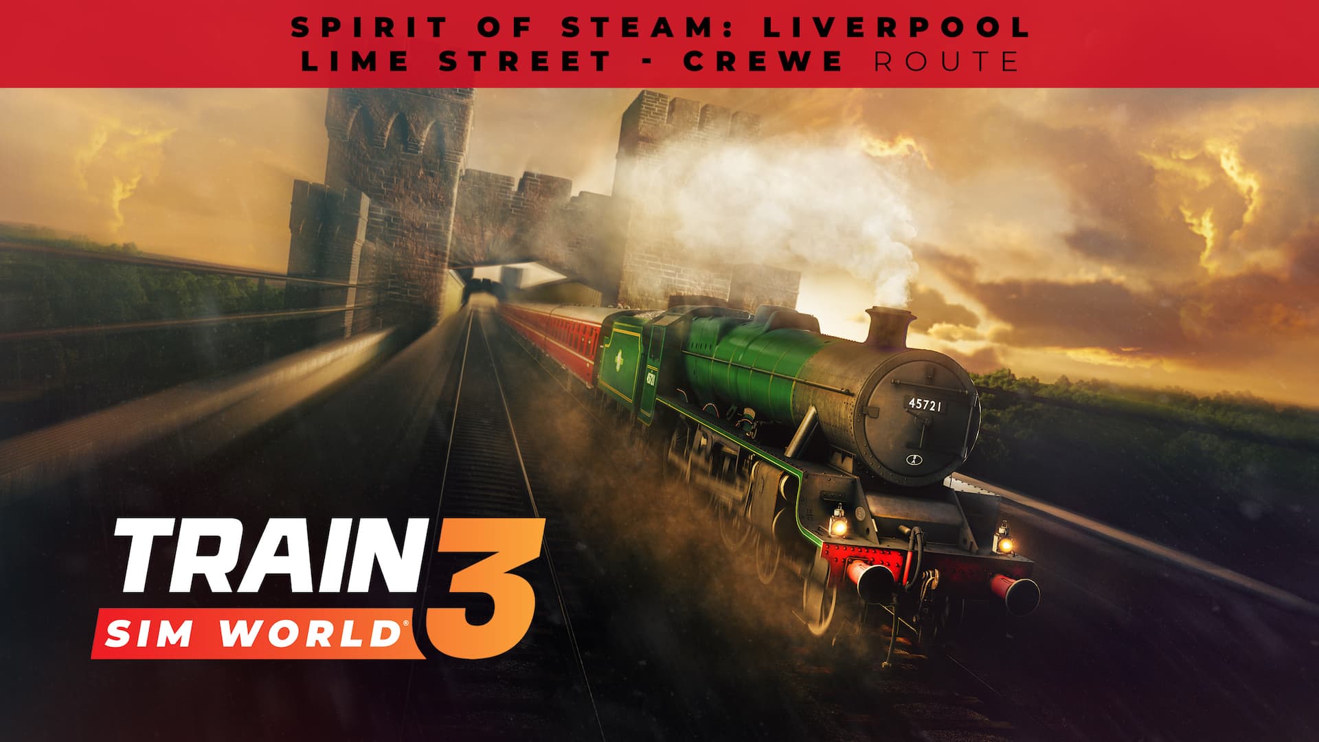 Train Sim World 3: Spirit of Steam: Liverpool Lime Street - Crewe