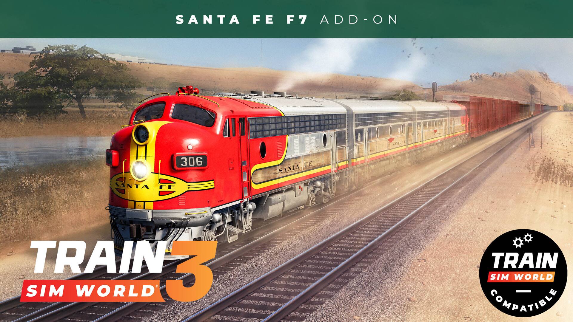 Train Sim World® 4 Compatible: Santa Fe F7