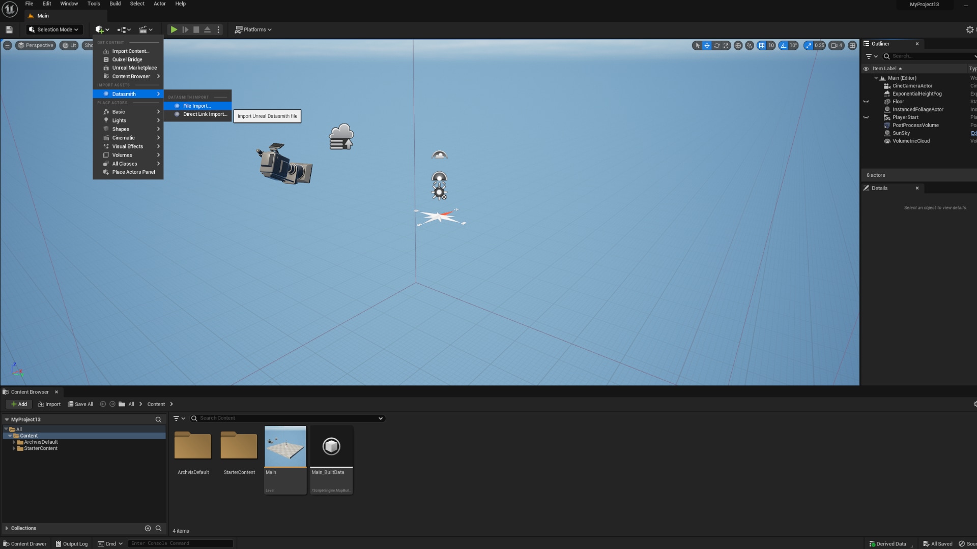 datasmith twinmotion content for unreal engine