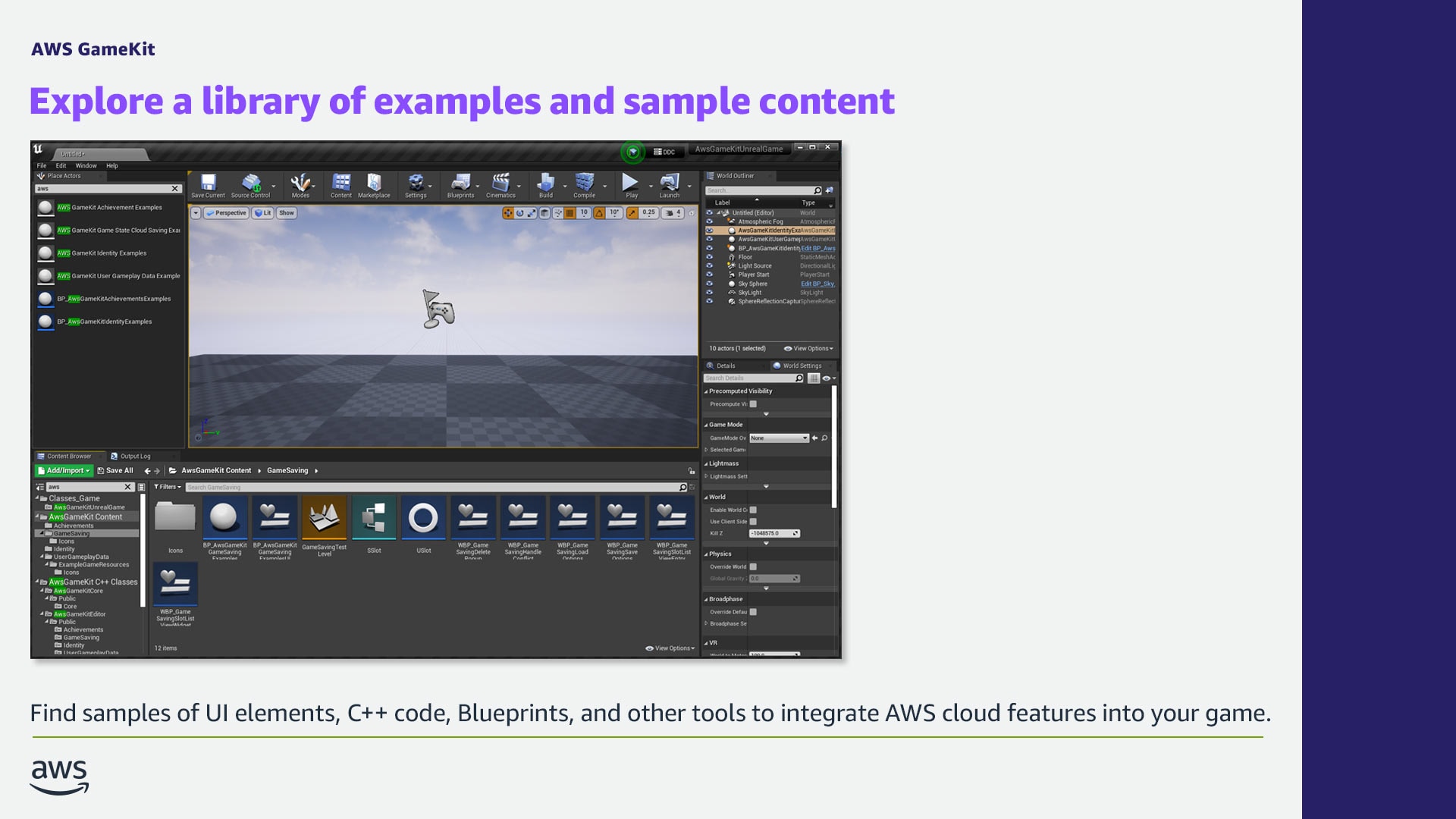 AWS GameKit in Code Plugins UE Marketplace