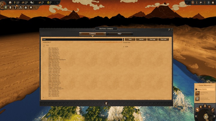 Modding Devtool Console