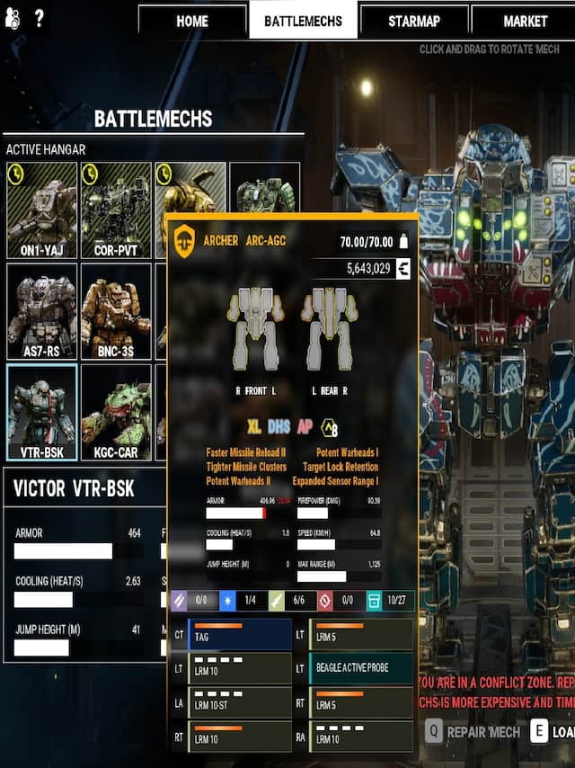 Mech Attribute Viewer