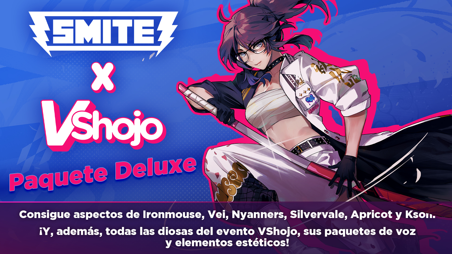 Paquete Deluxe SMITE x VShojo Epic Games Store