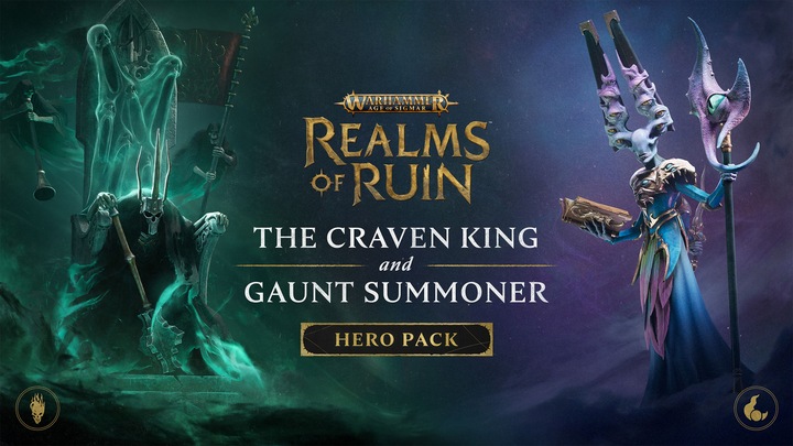 Warhammer Age of Sigmar: Realms of Ruin - The Craven King and Gaunt Summoner Hero Pack