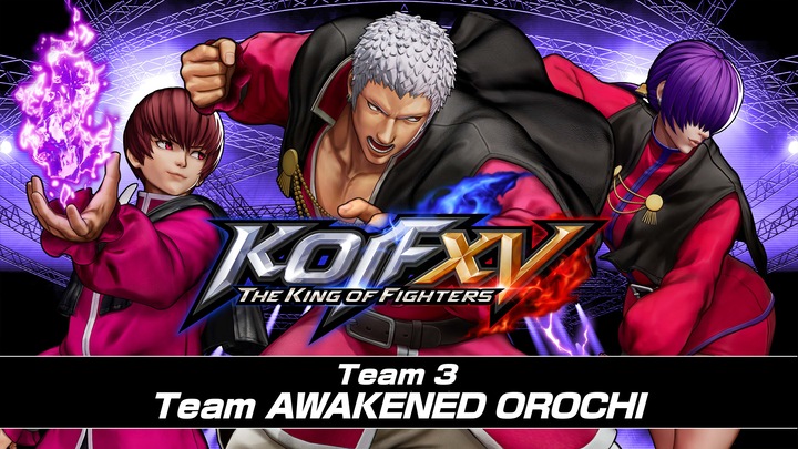 KOF XV DLC Characters "Team AWAKENED OROCHI"