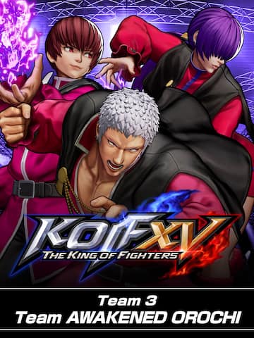 KOF XV DLC Characters "Team AWAKENED OROCHI"
