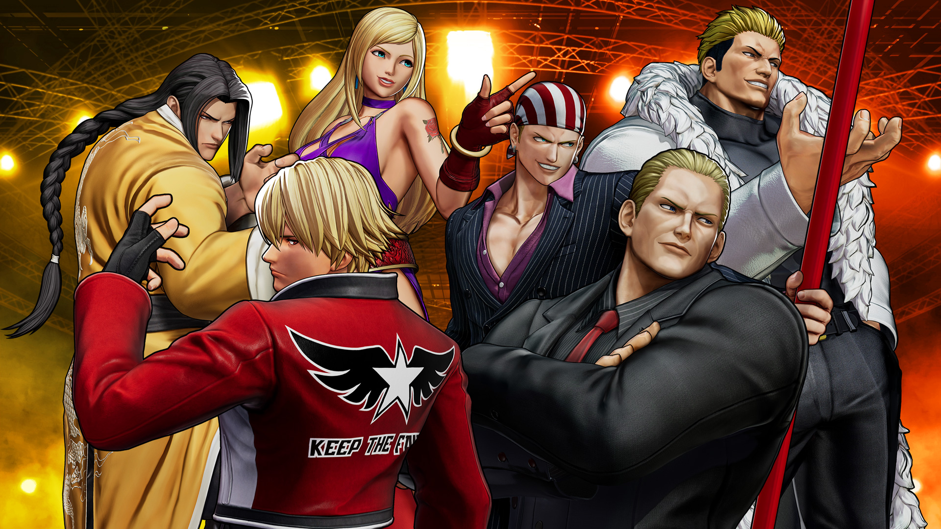 KOF XV DLC Characters Team GAROU