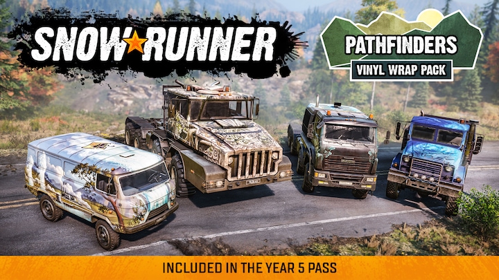 SnowRunner – Pathfinders Vinyl Wrap Pack