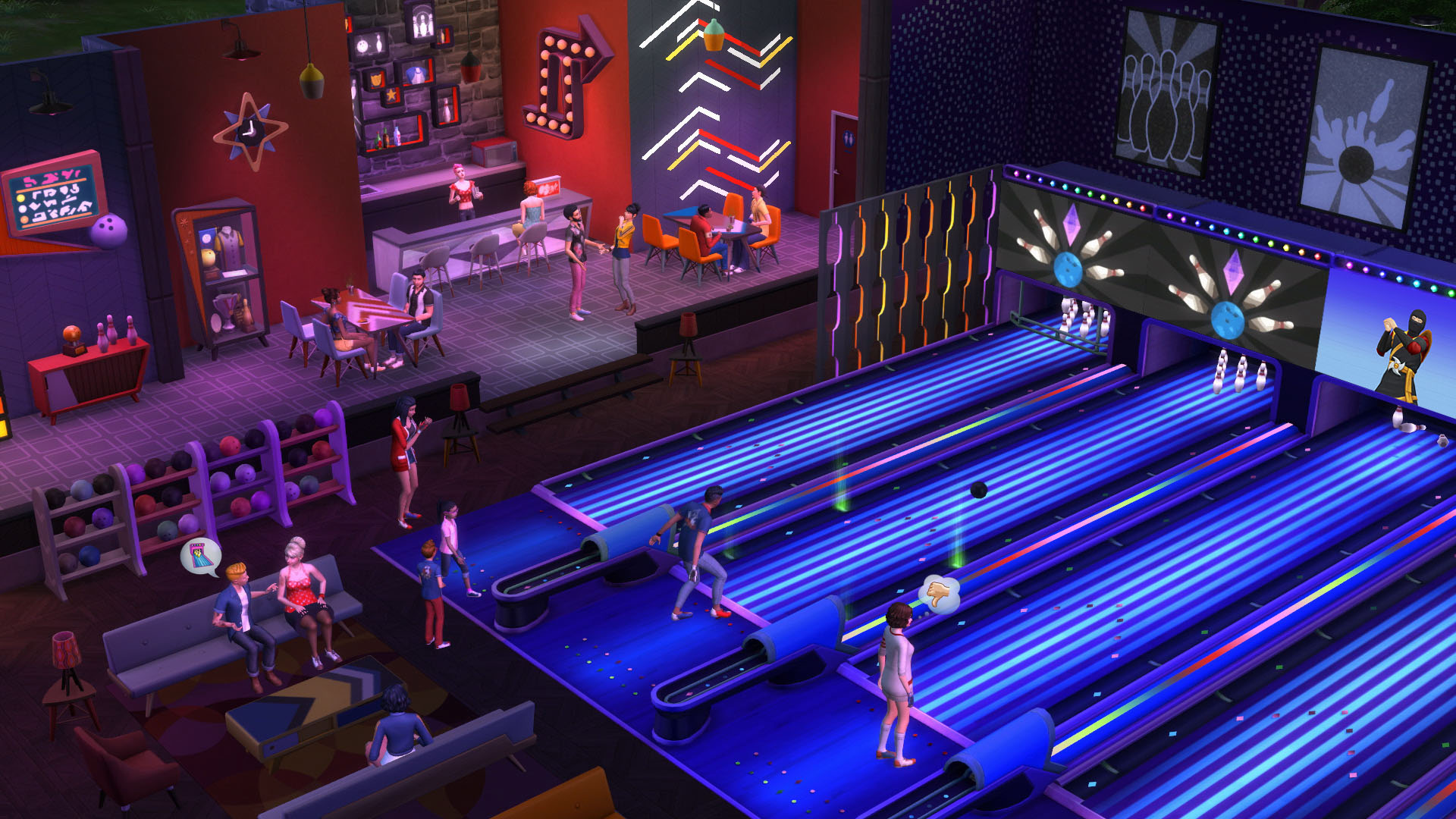 The Sims 4 Bowling Night (SP10), Stuff Pack, PC/Mac