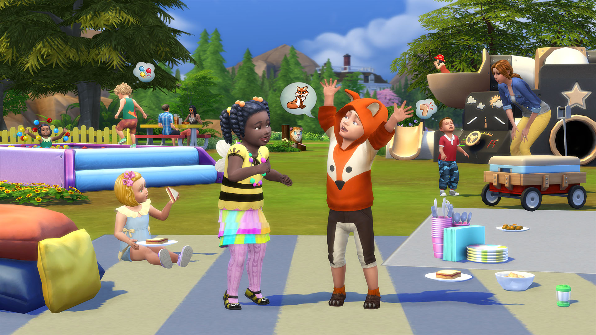 Jump into fun. #TheSims4 Toddler Stuff is here! Play now:   By The Sims