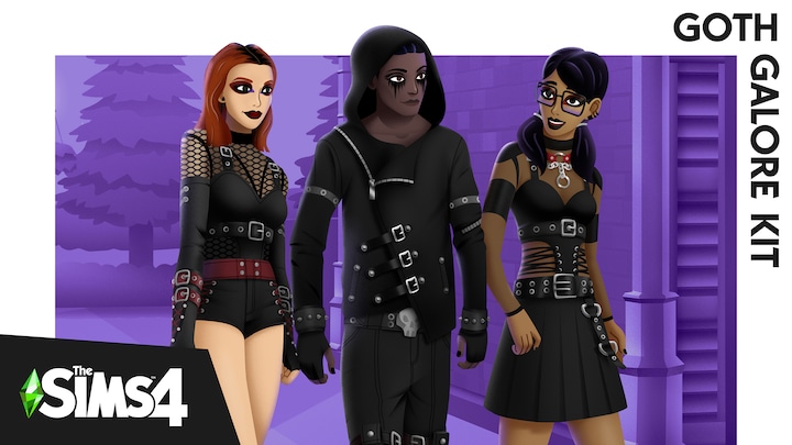 The Sims™ 4 Goth Galore Kit