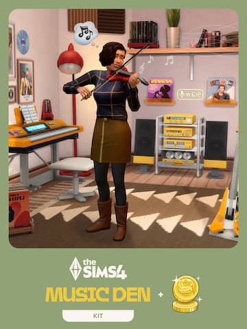 The Sims™ 4 Music Den Kit + 200 Moola