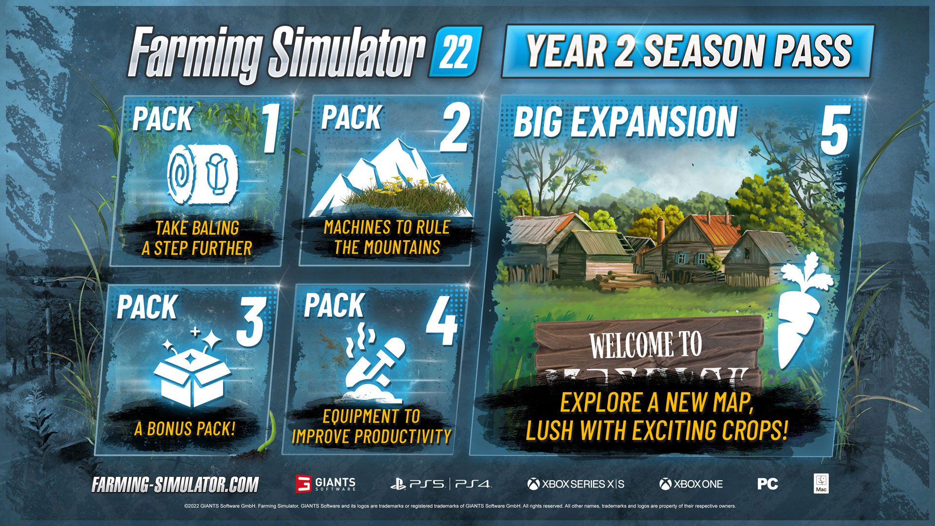 Farming Simulator 22 is coming to PC Game Pass later in May