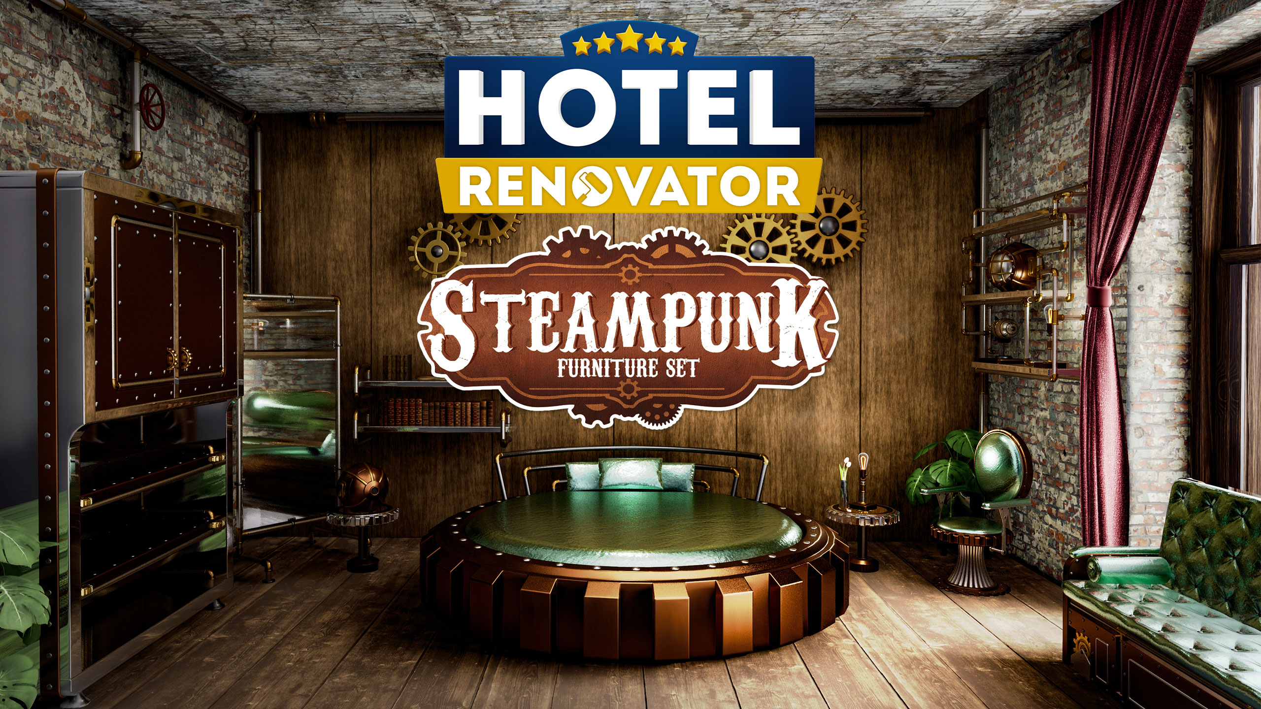 Hotel Renovator - Steampunk Furniture Set — Epic Games Store