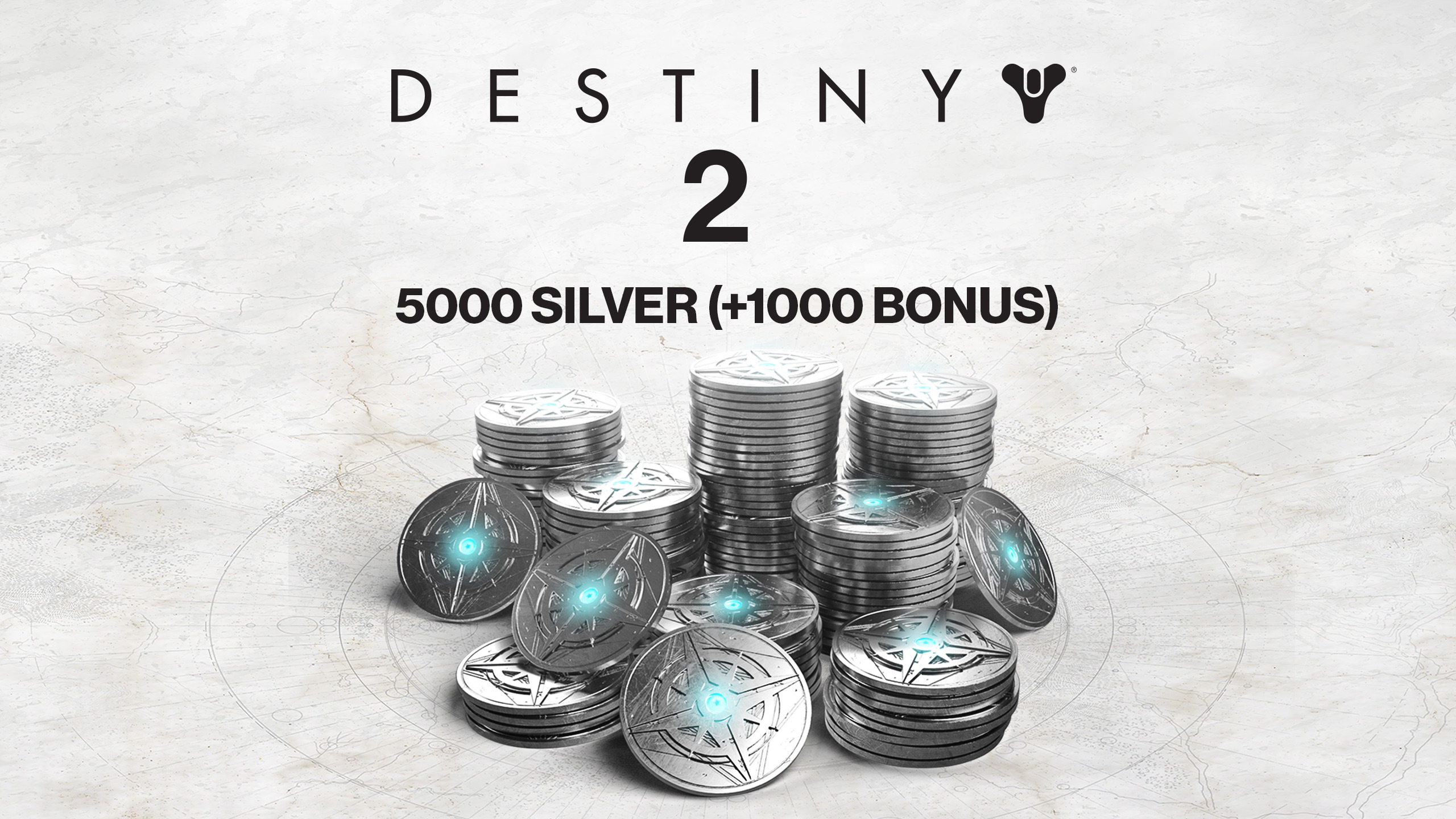 5000 (+1000 Bonus) Destiny 2 Silver Epic Games Store