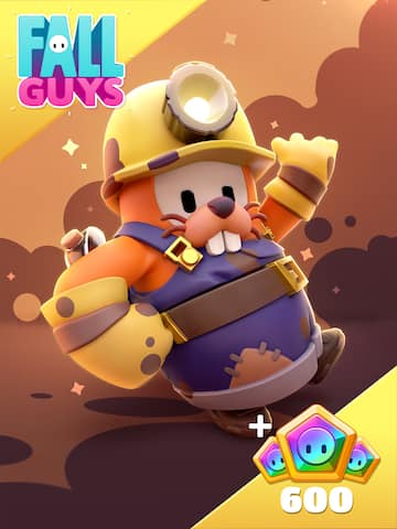 Fall Guys - Miner Mole Pack