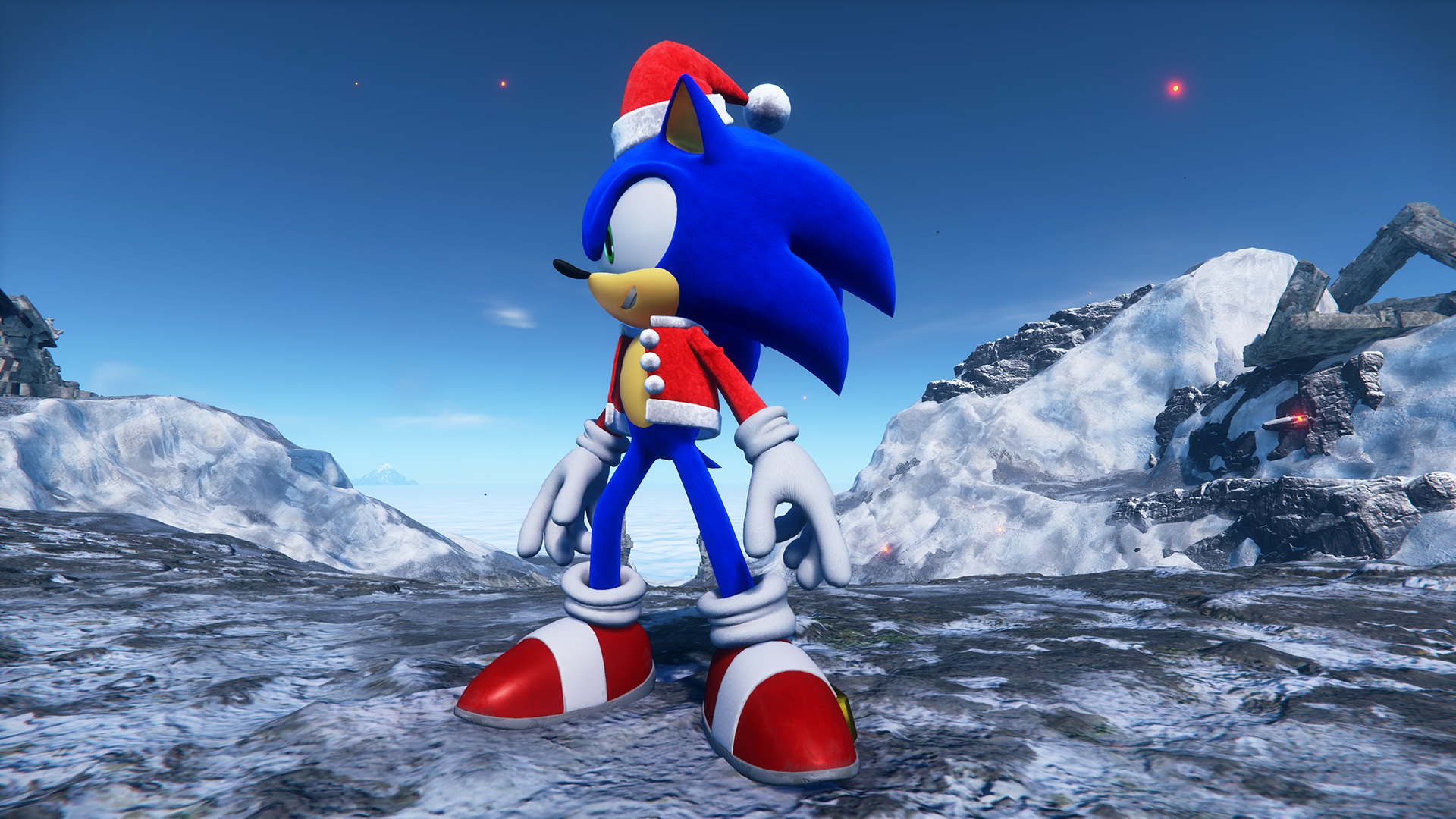 Sonic Superstars - Sonic Holiday Costume for Free - Epic Games Store