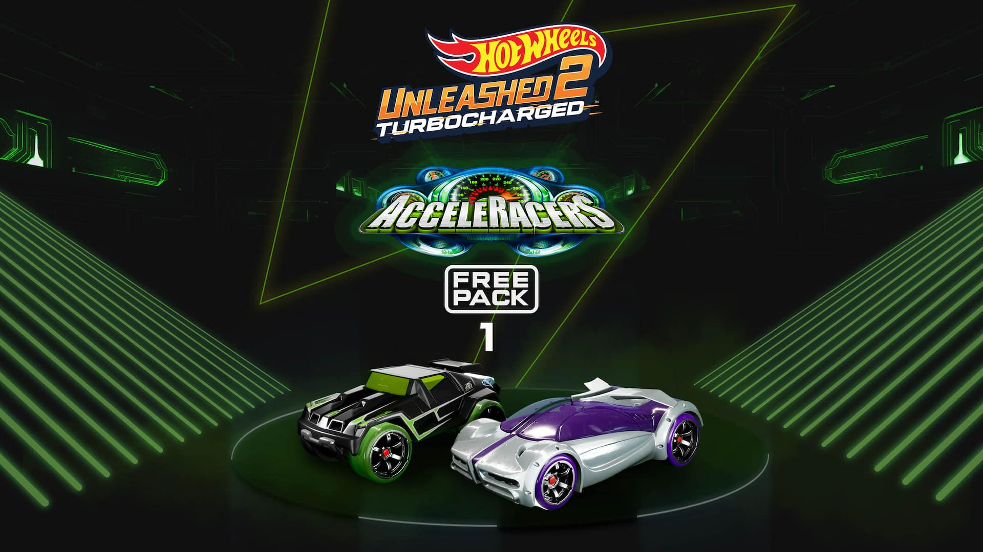HOT WHEELS UNLEASHED™ 2 - AcceleRacers Free Pack 1