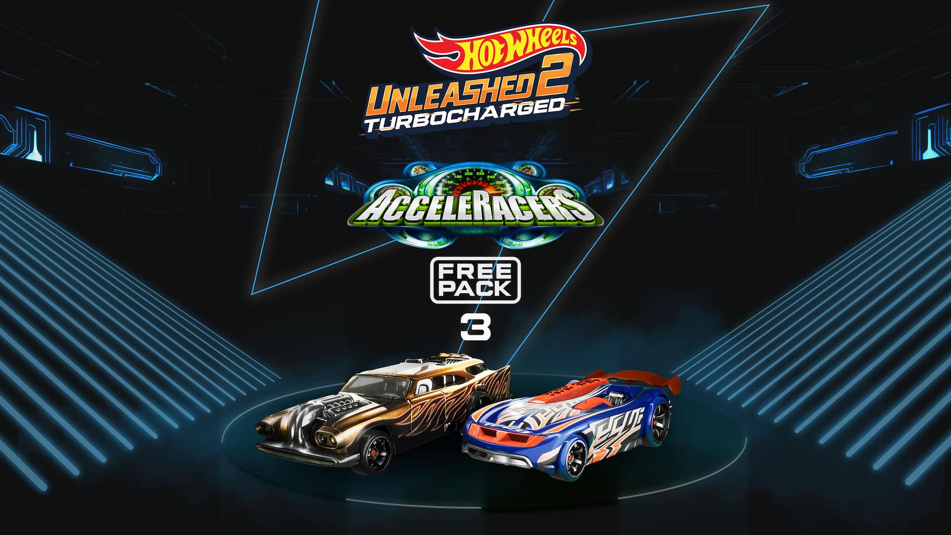 HOT WHEELS UNLEASHED™ 2 - AcceleRacers Free Pack 3