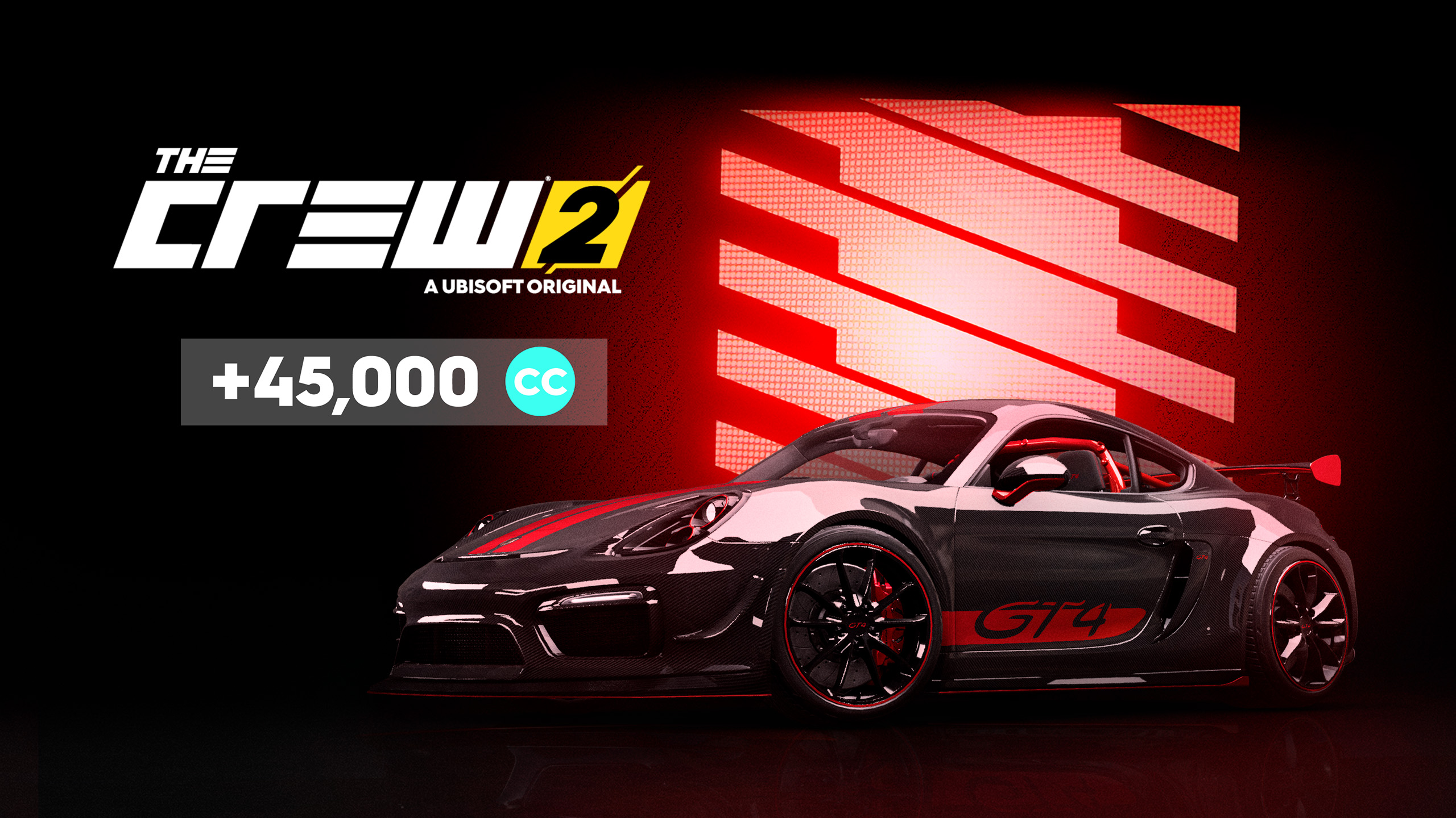 The Crew® 2 — стартовый набор Porsche Cayman GT4 Carbon Edition