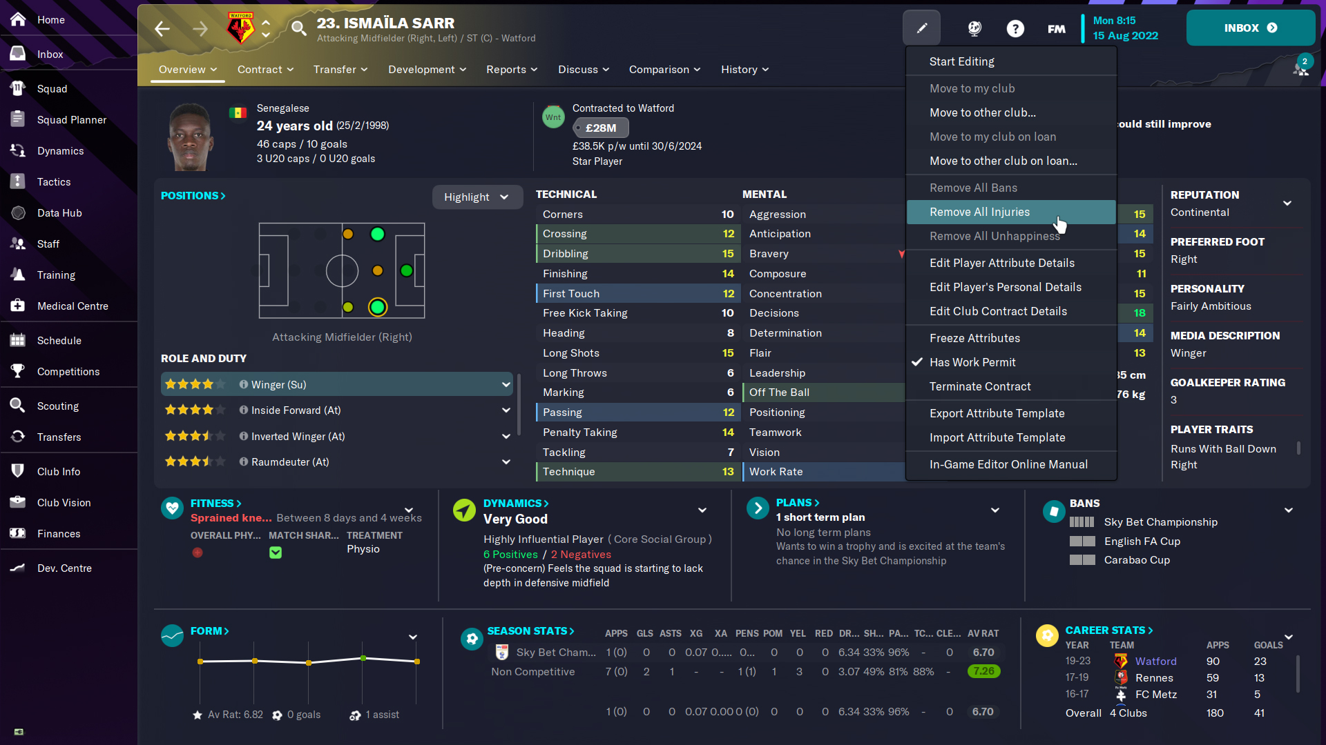 Football Manager 2023 In-Game Editor