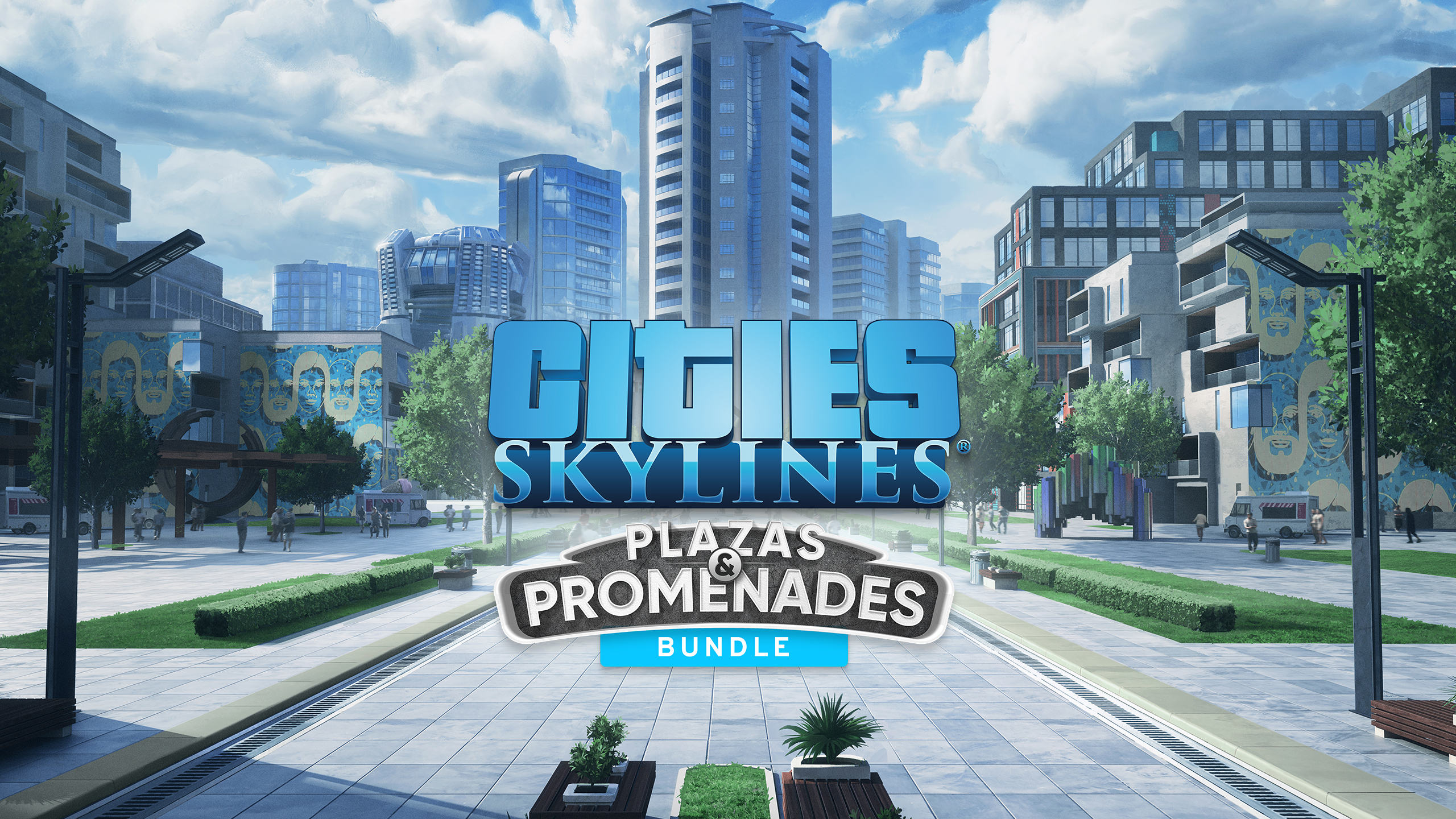 Cities: Skylines — набор Plazas & Promenades — Epic Games Store