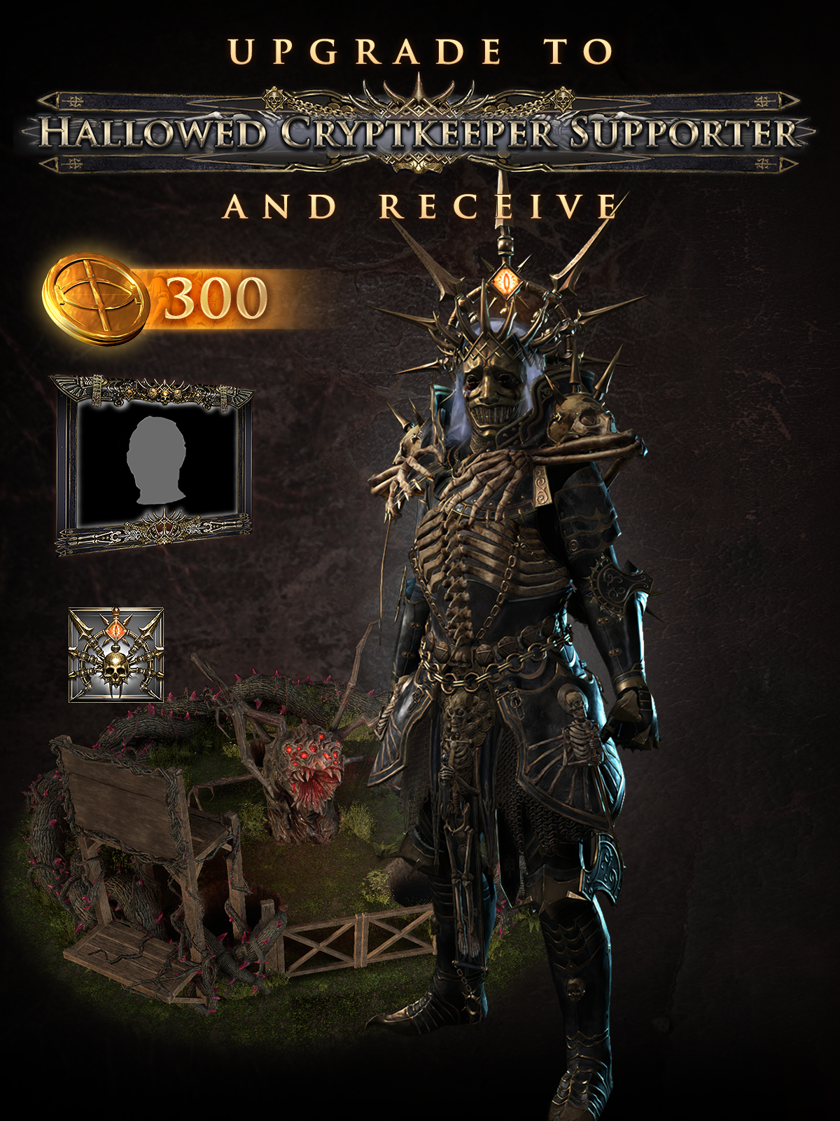 Cryptkeeper to Hallowed Cryptkeeper Upgrade