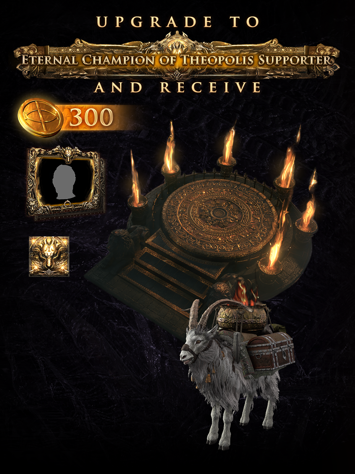 Grand Champion of Theopolis to Eternal Champion of Theopolis Upgrade
