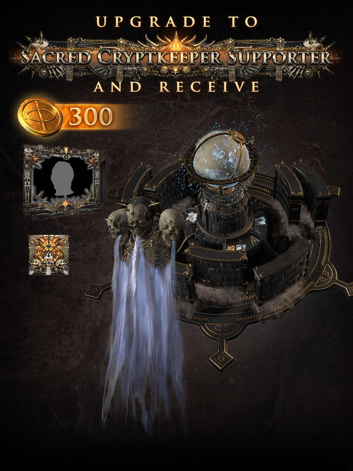 Hallowed Cryptkeeper to Sacred Cryptkeeper Upgrade